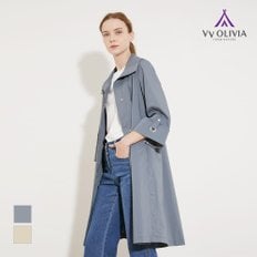 올리비아로렌 [비비올리비아] 하이넥 롱 점퍼_VVCCL3M3181
