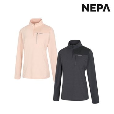 네파 여성 마운틴 포켓 집업 티셔츠 (7J25402)