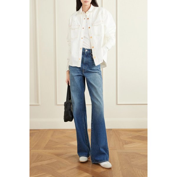 실버레이크 캐시디 데님 재킷 화이트 46376663163085109