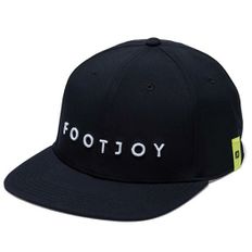 방수 FOOTJOY 자수 워딩 남성 블랙 모자 FH24AFB0