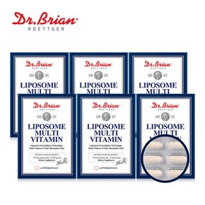 [6통] 닥터브라이언 리포좀 멀티비타민 (총6개월분) 리포조말 종합비타민
