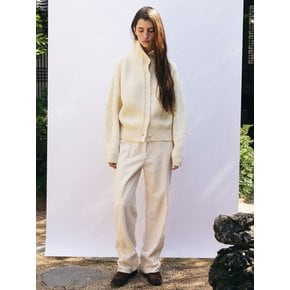 Wide Cotton Corduroy Pants_Ivory