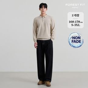 맨즈 / (노컷진맨즈30탄) 남성 논페이드 생지 투웨이 청바지