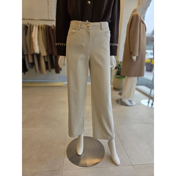[여주점] [더 아이잗] 여성 스판 와이드핏 코튼팬츠(IRBA0SL141)