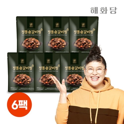 이영자의 해화당 정통솥갈비찜  진 500g x 6팩, 총 3kg