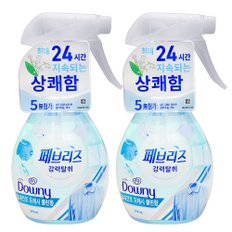 강력탈취 실내건조 프레시 클린향 370ml x2개