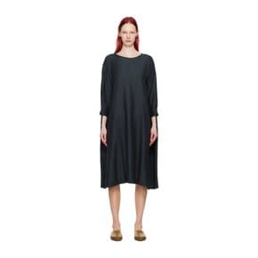 블랙 더 베이커 미디 드레스 THE BAKER DRESS - WW SOFT HERRINGBONE CHA