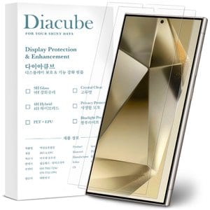 다이아큐브 갤럭시 S24울트라 프리미엄 저반사 고화질 AR 액정보호필름 2매