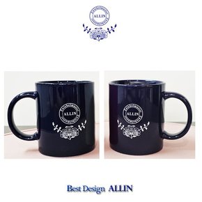 ALLIN 쯔비벨 세라믹 머그컵 딥블루 2P