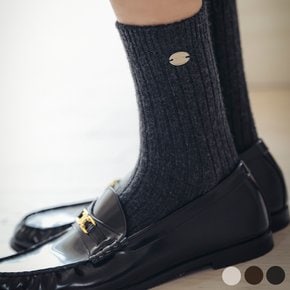 TID Wool logo point socks[3color]