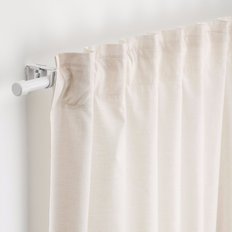 IKEA SSG_베크레프타 커튼봉세트 화이트 1.9x(120-210)cm 스틸