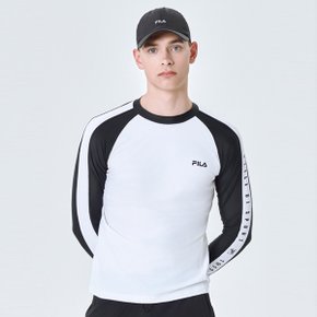 [휠라 공식] 풀오버 래쉬가드 (FS2RTG2402M_OWH)