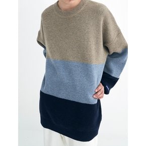 STEADY STRIPED KNIT (BLUE)