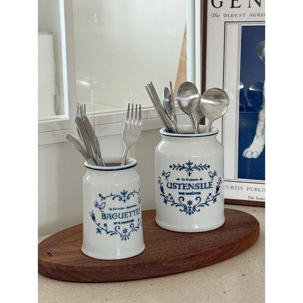 블루로즈 수저통 소+대 2종세트 MADE IN JAPAN