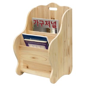 이두리코 삼나무원목 팬더잡지대 책꽂이 잡지꽂이