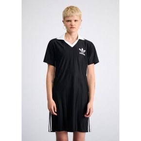 4805882 adidas ADICOLOR 3-STRIPES PINSTRIPE - Jersey dress black