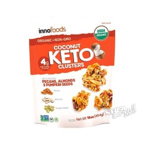 이노푸드 대용량 코코넛 케토 클러스터 454g INNOFOODS ORGANIC COCONUT KETO CLUSTERS