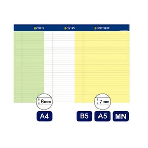 리갈패드  A5 노랑 40매  옥스포드 A04