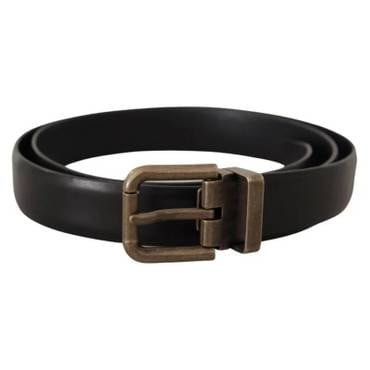 이스퀘어 4812511 Dolce  Gabbana Elegant Calf Leather Mens Belt