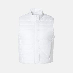 W ESSENTIAL THINSULATE VEST WHITE