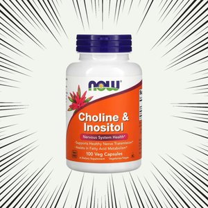 나우푸드 콜린 이노시톨 500mg 100캡슐