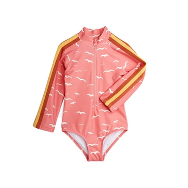 매직에디션 [MINI RODINI] (C)Seagull aop ls swimsuit(2528010328)