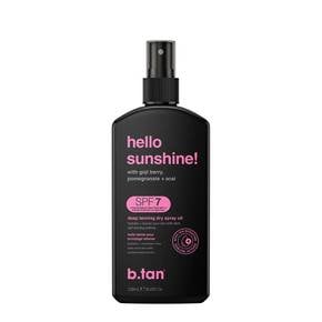 비탠 딥 태닝 드라이 스프레이 오일 SPF7 b.tan hello sunshine! 8oz(236ml)