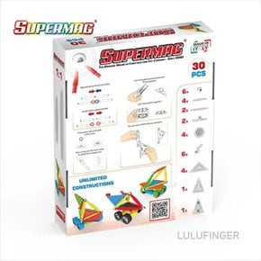 [룰루핑거]SUPERMAG 0653 슈퍼맥 프로젝트 휠 30 STEM 자석완구 자석교구 자석블럭