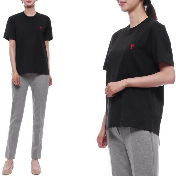 [부산점] 25SS 여성 하트 로고 반팔티셔츠 (BFUTS035 724 001 W 25S)
