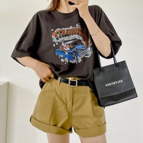 그레이트레터링 라운드박스 슬라브 반팔롱티셔츠 여름데일리 루즈핏 빅사이즈 .._P430804674