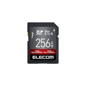 엘레콤 SD카드 256GB SDXC 데이터 복구 서비스 포함 UHS-II V60 MF-FS256GU23V6R