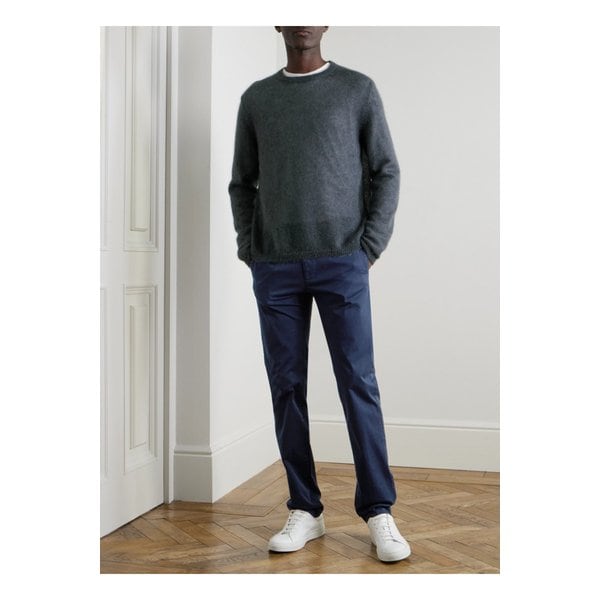 레오나드 모헤어 실크 혼방 스웨터 그레이 1647597354974680