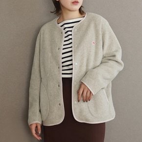 여성 후리스 플리스 노카라 자켓