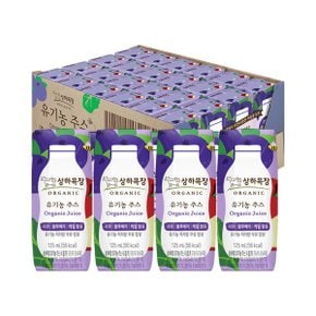 상하 유기농주스 사과블루베리케일 125ml 24팩 유아간식 유아음료_P327991539