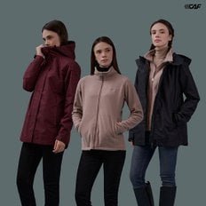 르까프 24FW 여성 아우터 플리스+후드 방풍자켓 2종세트