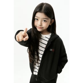 26년 F/W    T42G6KKJ410GT1    라인스톤 후드 집업 (블랙, 화이트)