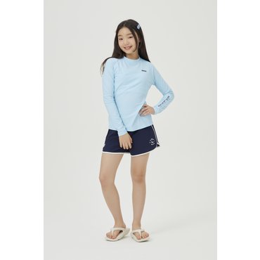 아레나 인스파이어 여 아동 레저 래쉬가드 A4BG1GC81