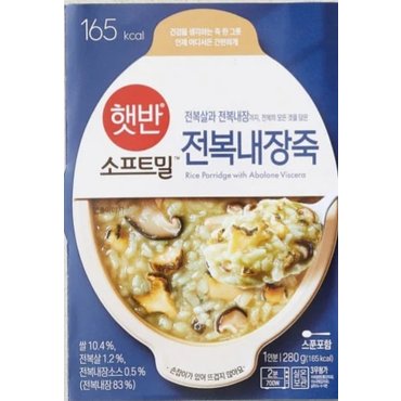 신세계 규격 햇반 소프트밀 전복내장죽280g