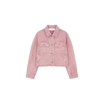 GCUT [시흥점] [지컷] 크롭트 버튼업 데님 자켓(7213355203)