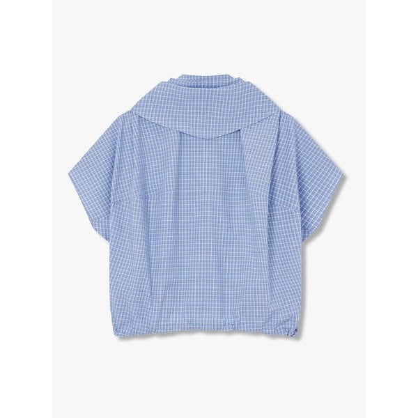 디태처블 스카프 블라우스_블루 7215360601