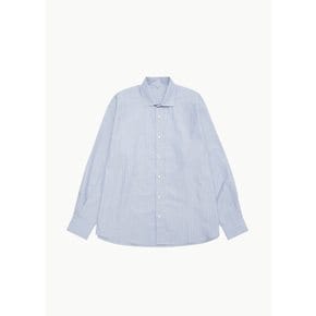 베이스레인지 26PS Claude Shirt, Blue Stripe