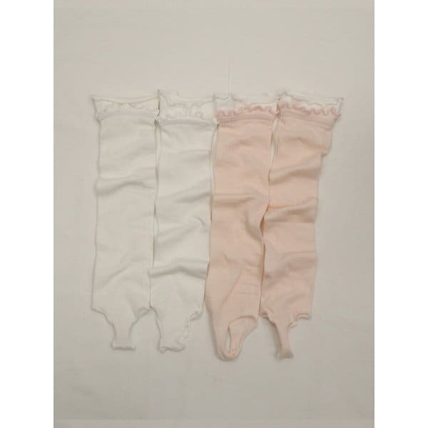 2PCS 1SETMILKY WAVE LEG WARMER_PINK
