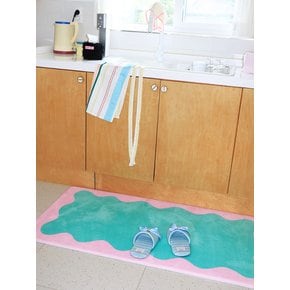 Wave long rug (2color)