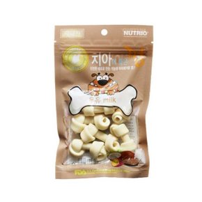 국내산 치아에좋은 강아지껌 우유 80g 강아지간식