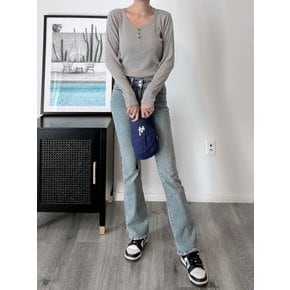 25 FW 여성 헨리넥 긴팔 티셔츠 4색 택1 FL097