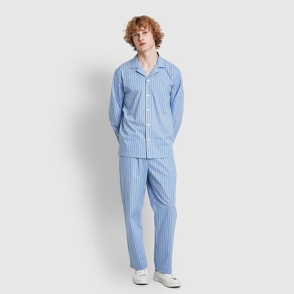 남 코튼 스트레치 파자마 세트 J216901104054