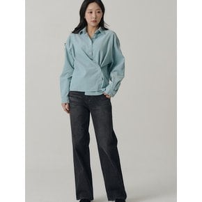 Monkey Lady Workwear Corduroy Shirts_Sky Blue