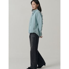 Monkey Lady Workwear Corduroy Shirts_Sky Blue