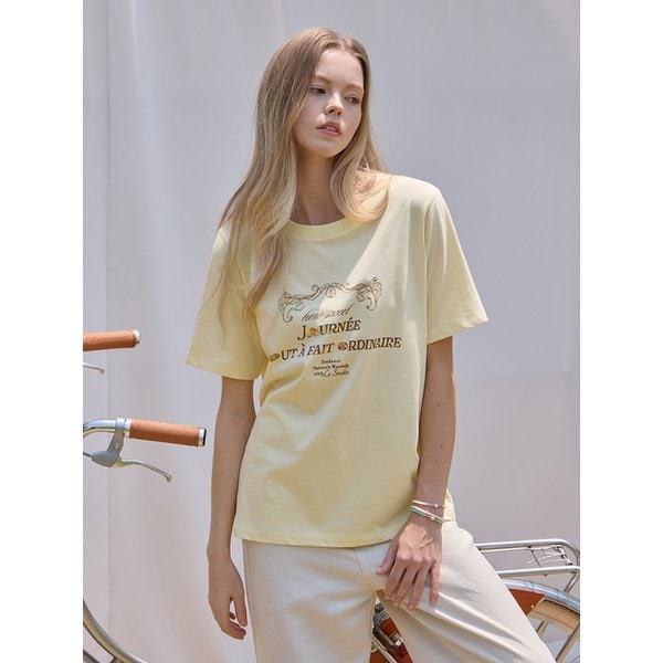 SALT BREAD DESSERT T-SHIRT YELLOW