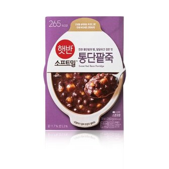  CJ제일제당 햇반 소프트밀 통단팥죽 280g 6개